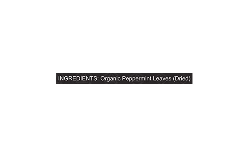 Elixings Organic Peppermint Mentha Piperita Loose Leaf Cut   Box  114 grams